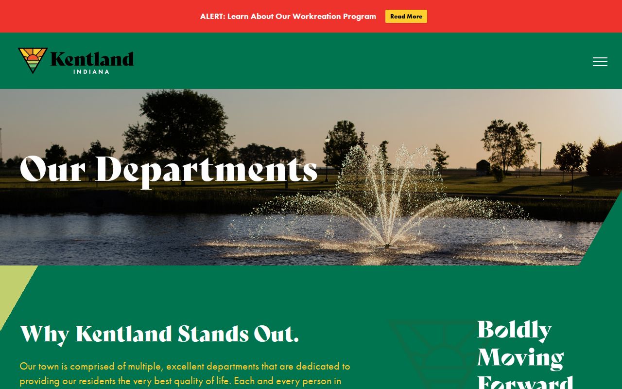 Kentland court docket and official town departments information