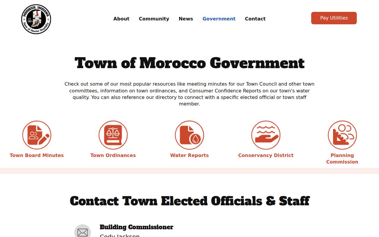 Morocco court docket distinction from Morocco town government