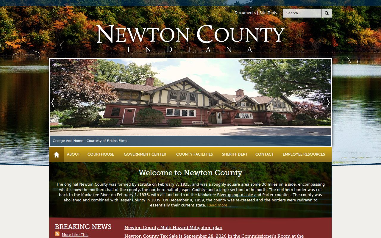 Newton County Government Center access for court docket records
